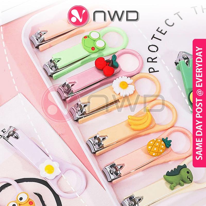 《 》Cartoon Nail Clipper Stainless Steel Nails Cutter Mini Manicure Tools Pengepit Kuku 指甲剪