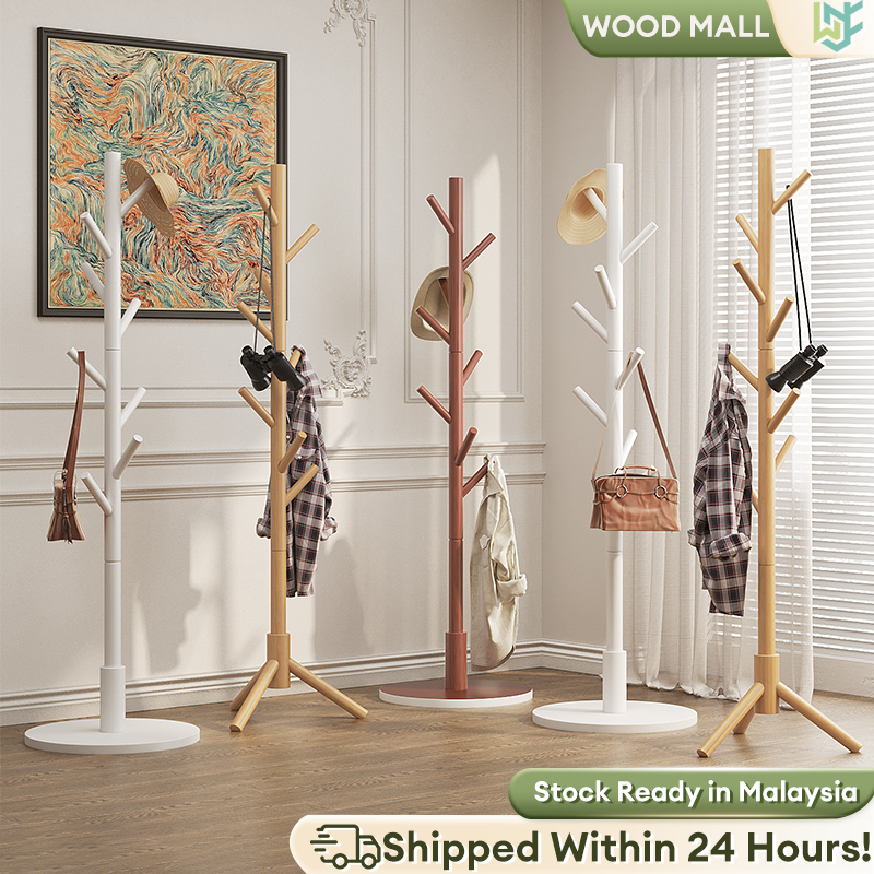 ????? ????? Clothes Rck Bag Rack Stand with 8 Hooks Coat Rack Stand Cloth Rack Stand Shelves Rack for Home Furniture衣帽架