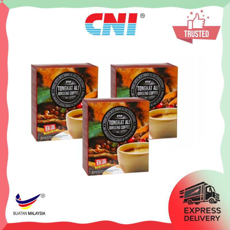 CNI Tongkat Ali Ginseng Coffee Package 3x15x20g