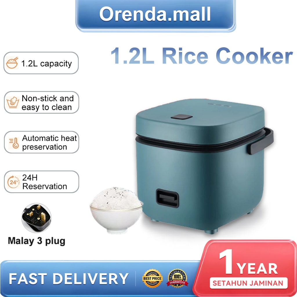 Mini rice cooker 1.2L small 1-2 people rice cooker multifunctional steaming household single kitchen small appliances
