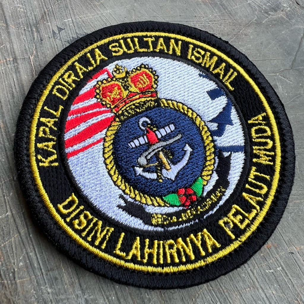 KD Sultan Ismail embroidered patch