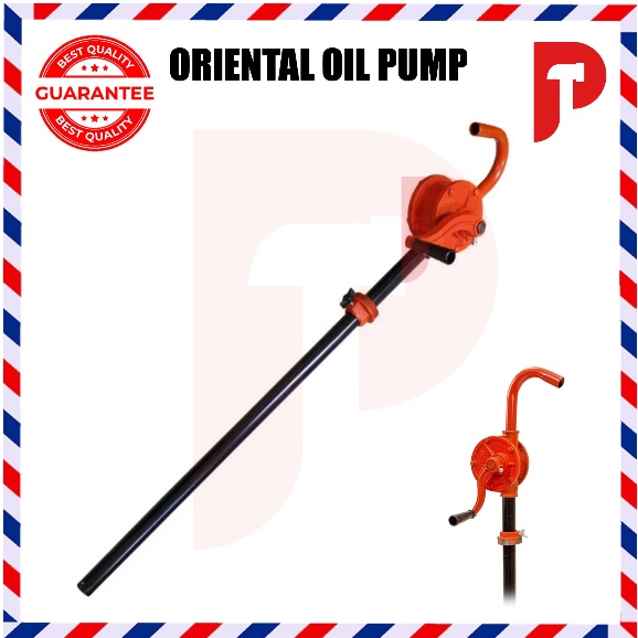 ORIENTAL Heavy Duty Rotary Barrel Pump Oil   Ready Stocks   Transfer Hand Oil Pumps for Oil Barrels 