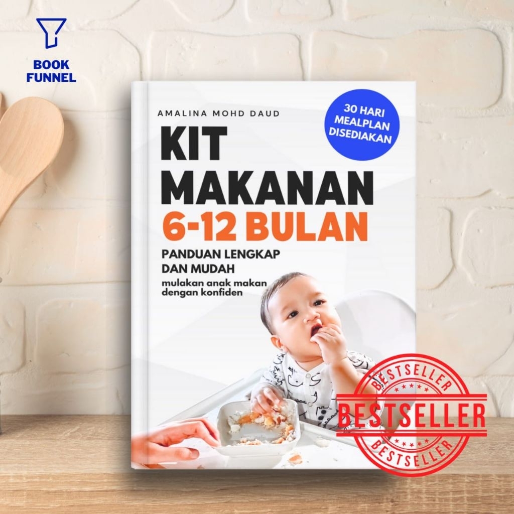 Buku Kit Makanan 6-12 Bulan oleh Dr Amalina Mohd Daud - Panduan Mudah untuk Mulakan Anak Makan