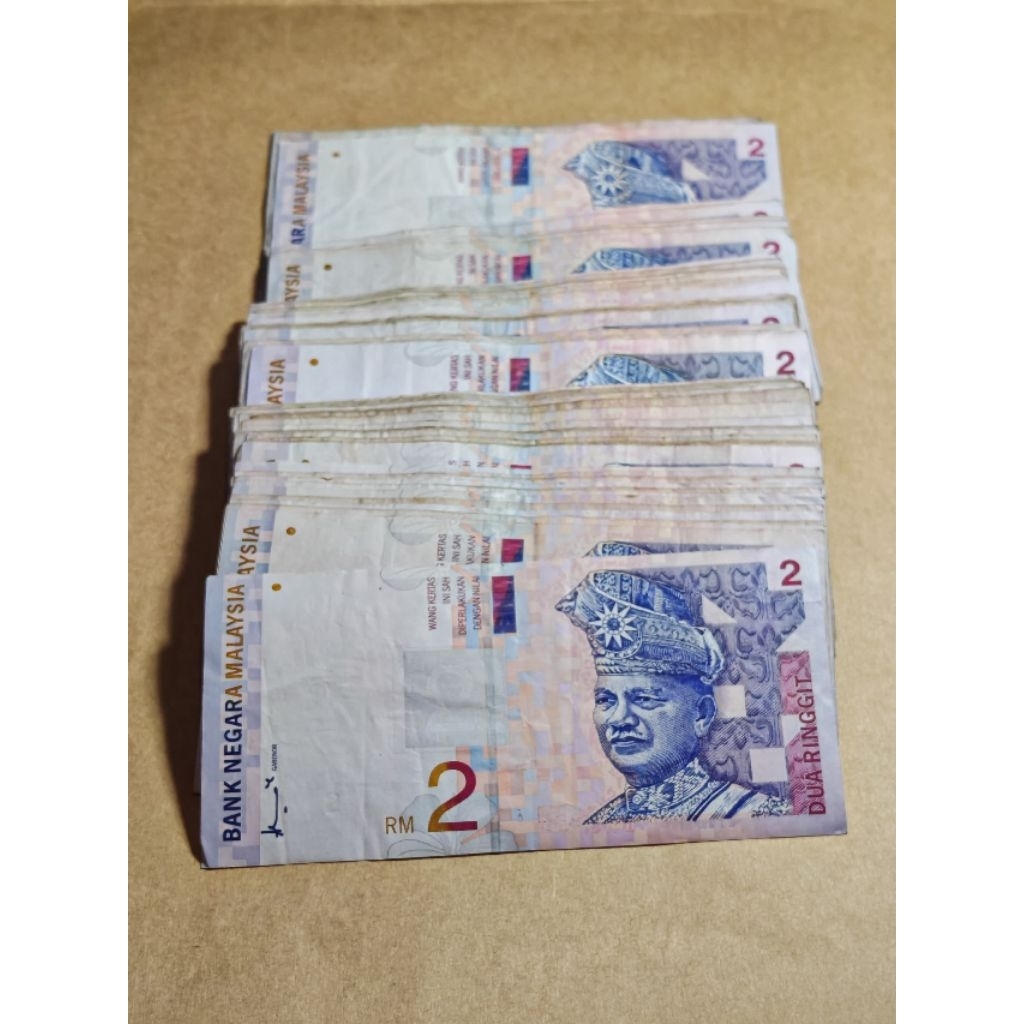 $1 $2 Ringgit Duit Lama [1967-2000 Siri 1 ke Siri 10] Koleksi Notes wang kertas bank note