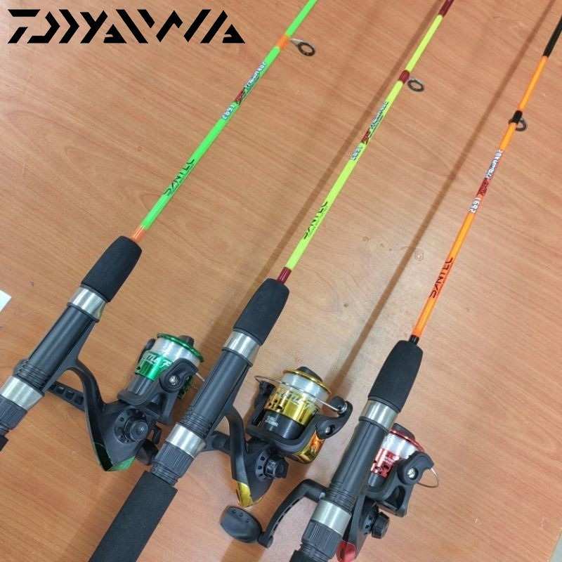 Fishing Set DAIWA Pancing Udang Joran Udang Galah,Rod Udang Dan Ikan Fishing Rod and Spinning Reel Saltwate Fishin