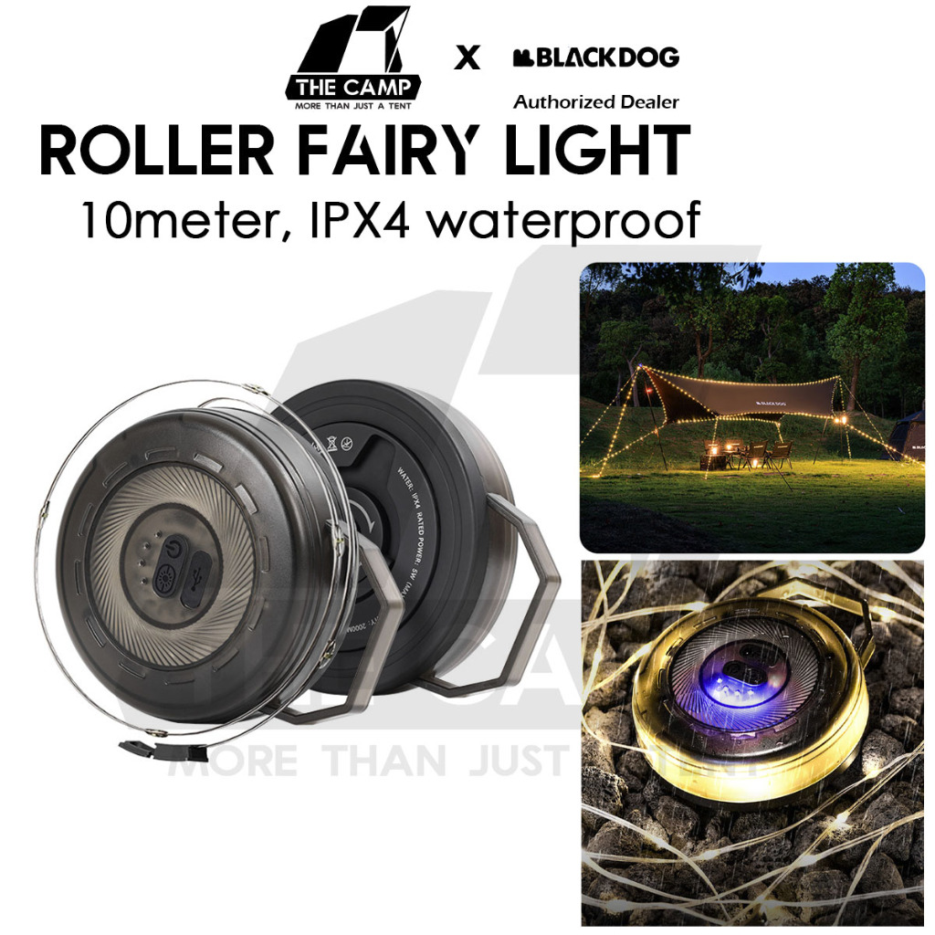 Blackdog LED Roller Fairy Light Fast Pull Bulb Ball String 10m Outdoor Camping Wedding Decoration CBD2450ZM017