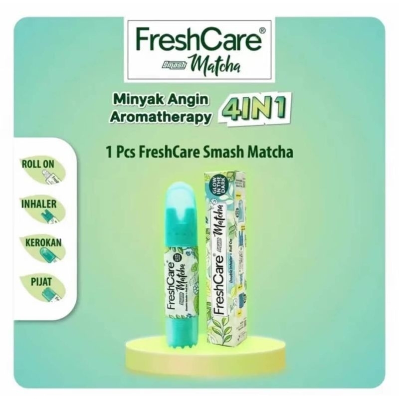 NEW FRESCARE SMASH MATCHA DOUBLE INHALER 4IN1