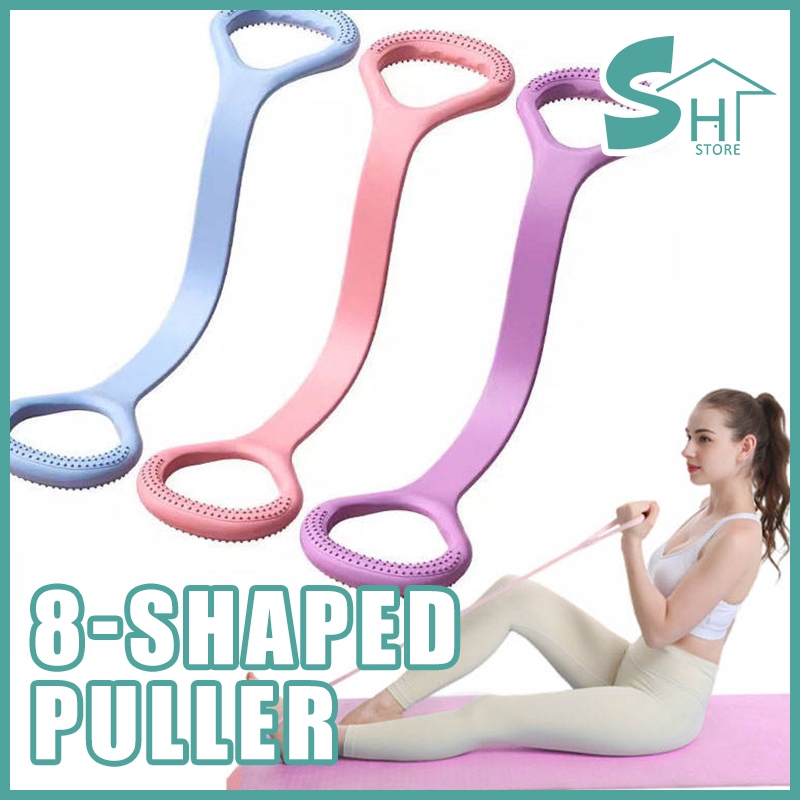 8 Shape Pull Rope Yoga Restraint High Elastic Band Home Fitness Equipment Stretching Band Chest Expansion