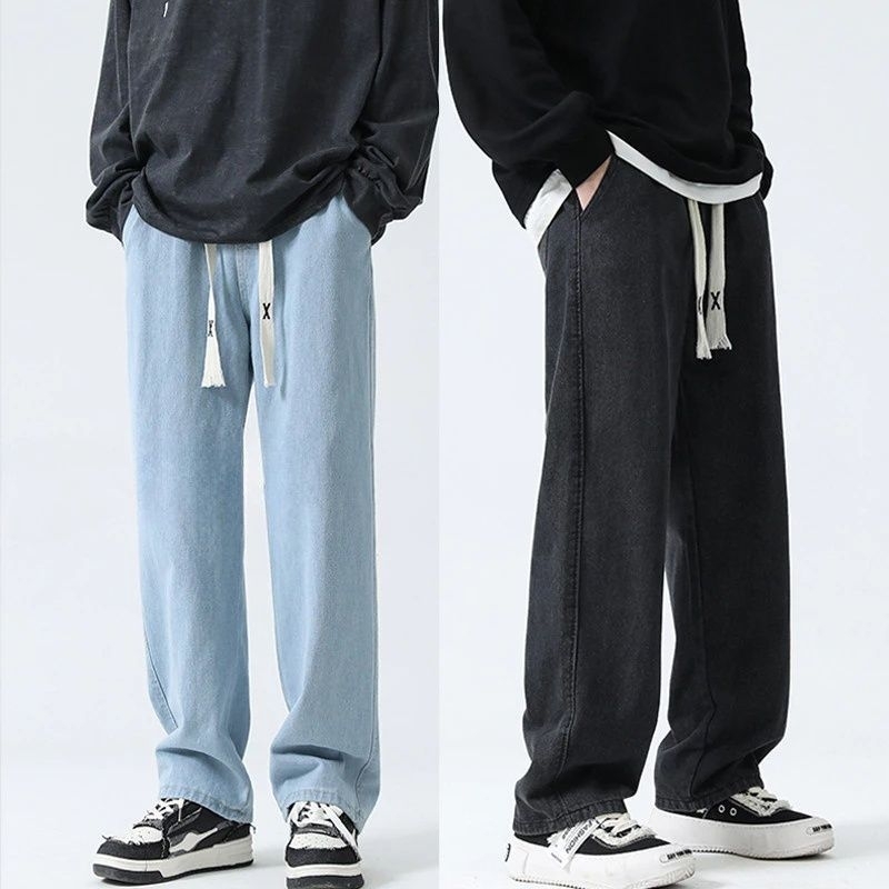 Seluar Jeans Unisex Harem baggy bootcut Casual Denim Slack Seluar Panjang Long Pants Plus Size Loose Jeans Vintage