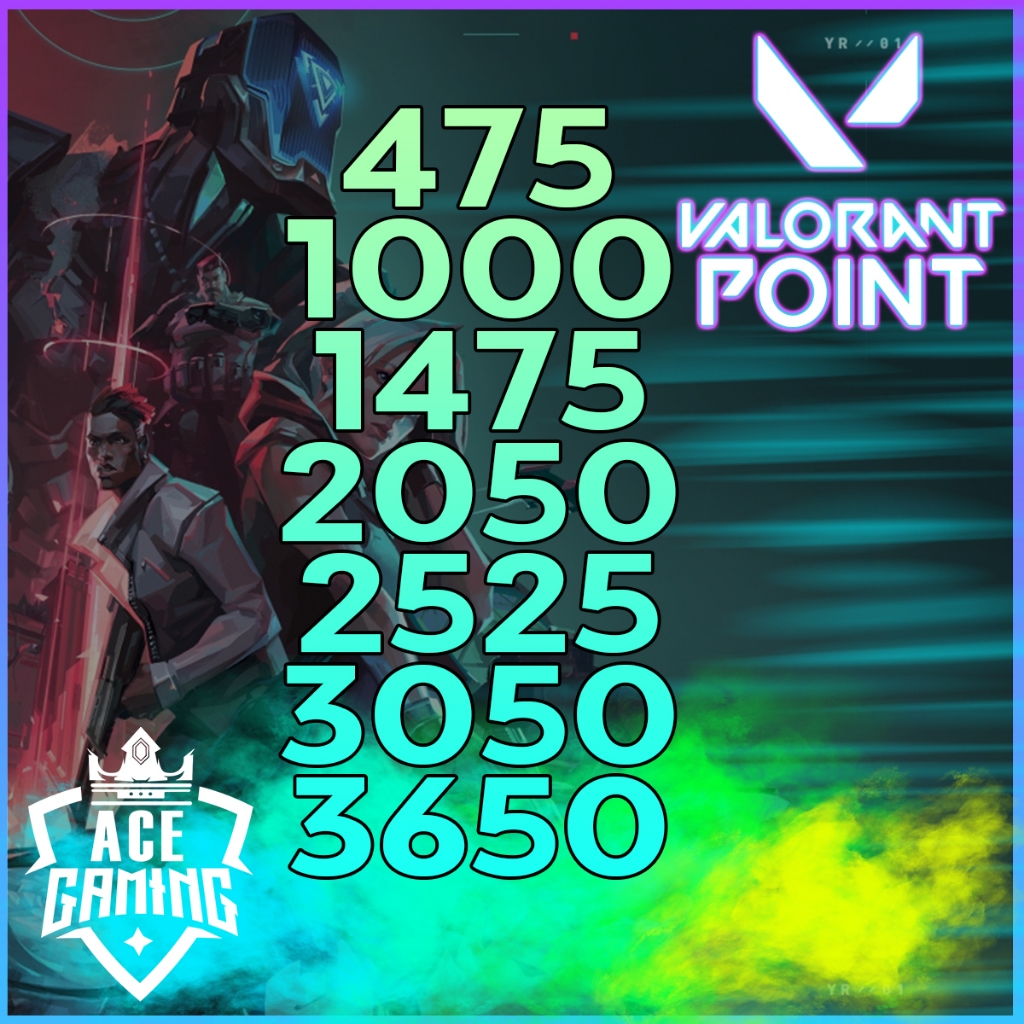 【INSTANT DELIVERY】VALORANT POINT MY No LOGIN Topup - Malaysia ID Only 475/1000/2050