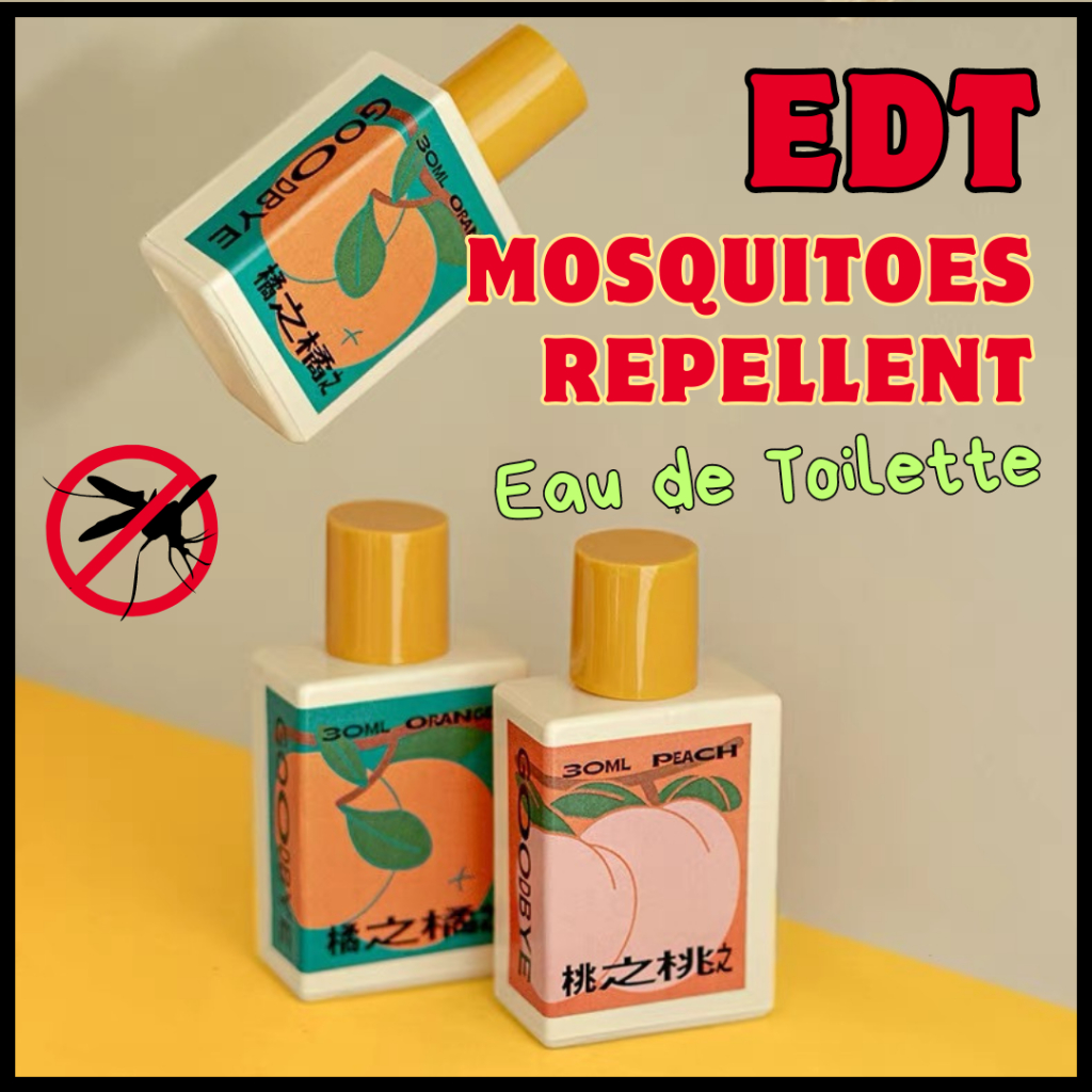 EDT Mosquito Repellent Spray Penghalau Nyamuk Bayi Plant Based Perfume Eau de Toilette Non Toxic Outdoor events doorgift