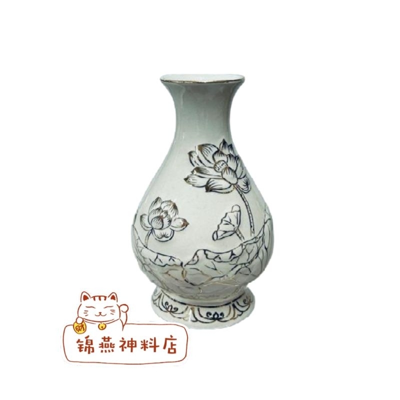 《佛具》《花瓶》Praying 花瓶 Glass Vase 供佛 摆设 装饰 神桌