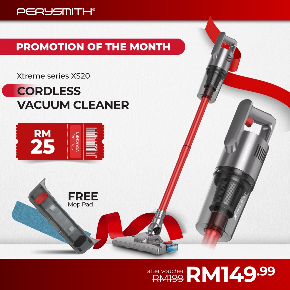 PerySmith Cordless Vacuum Cleaner Xtreme Series XS20