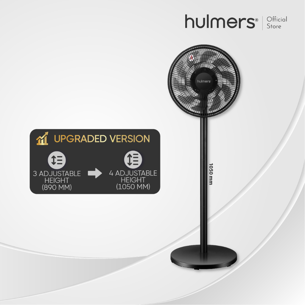 Hulmers 4-in-1 Electric Stand Fan with Versatile Features