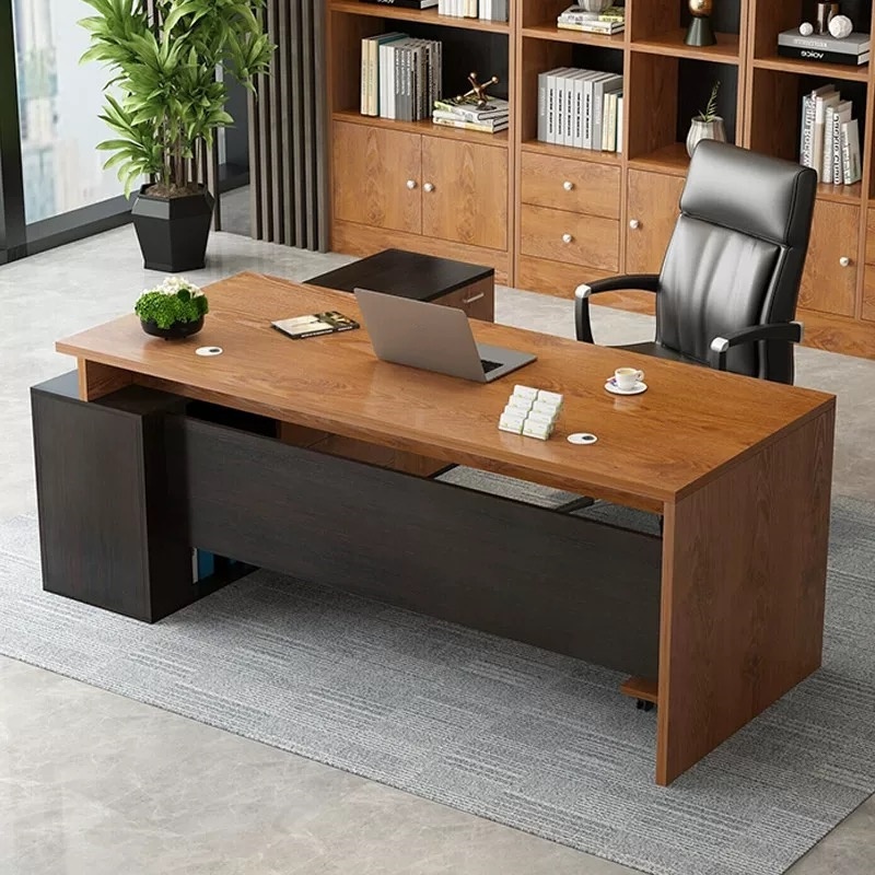 Office desk and chair combination office desk office single table executive desk manager supervisor boss desk simple and