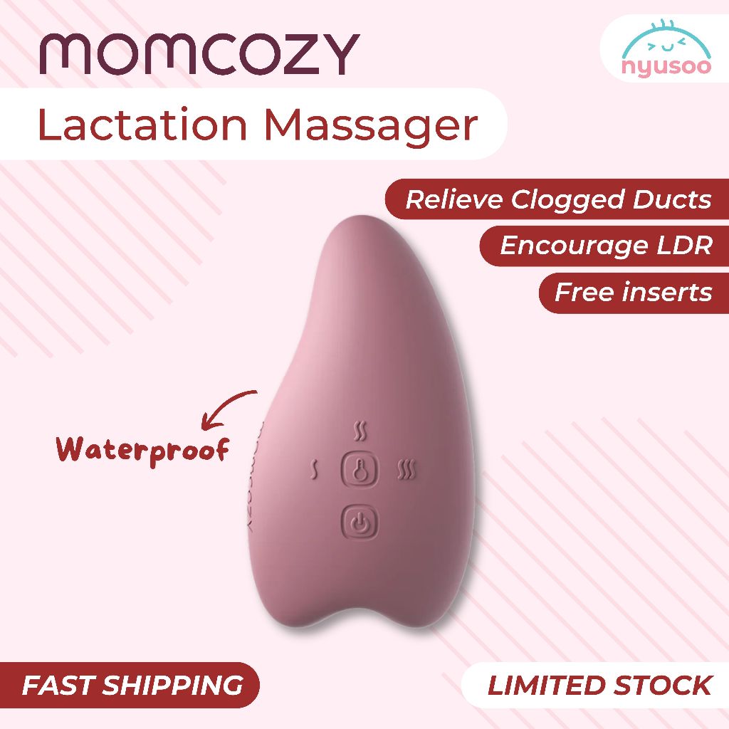 Momcozy 2-in-1 Warming & Vibrating Lactation Massager