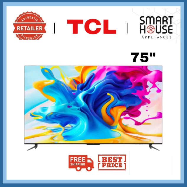 FREE SHIPPING !! TCL C645 75 inch QLED Google TV 75C645