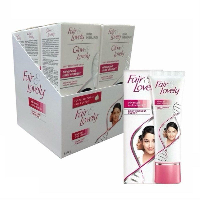 New Fair & Lovely Advanced Multi-Vitamin Cream (50g) (80g)Krim Pencerah Muka