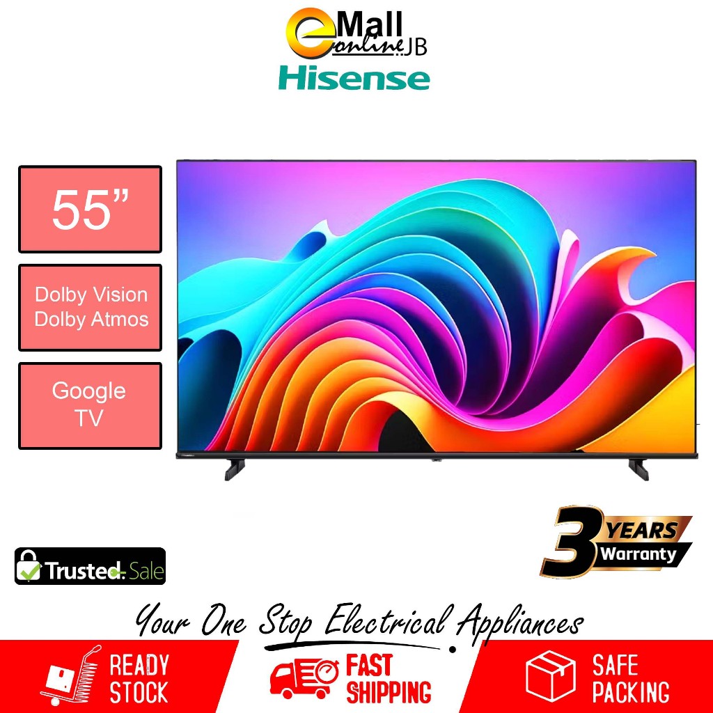 Hisense 55" 4K UHD Android Google LED TV 55A6500N | 4K LED TV | Television | HD TV