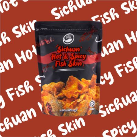 OYUFISH Sichuan Hot & Spicy Fish Skin (Mala Fish Skin) – 70 grams