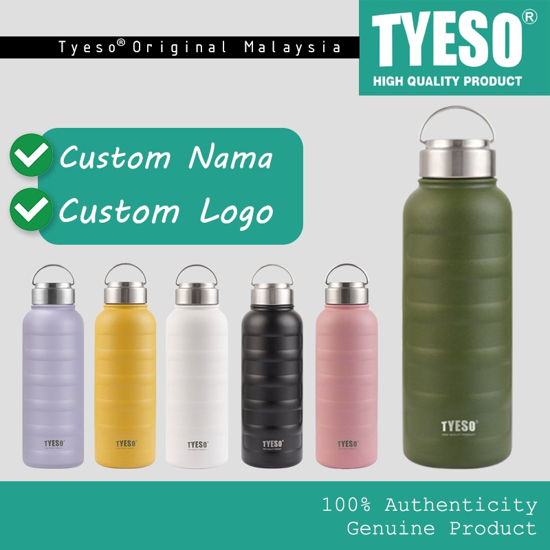 Tyeso 304 Stainless Steel Thermos Large Capacity Vacuum Insulated Tumbler Water Bottle Hot Cold Drinkware Cup Home Gift