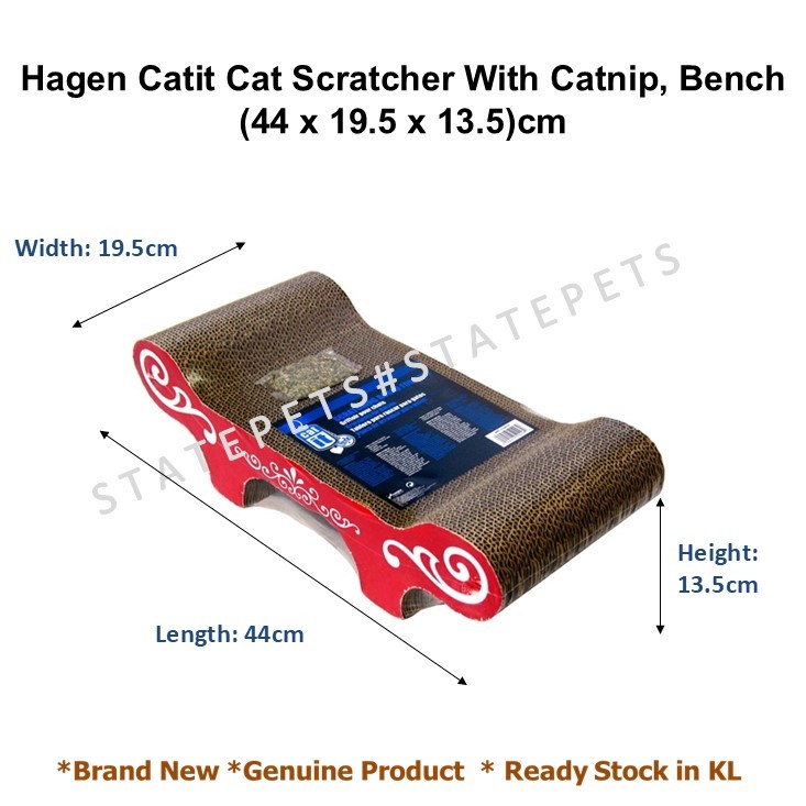 Hagen Catit Cat Scratcher With Catnip / Mainan Kucing