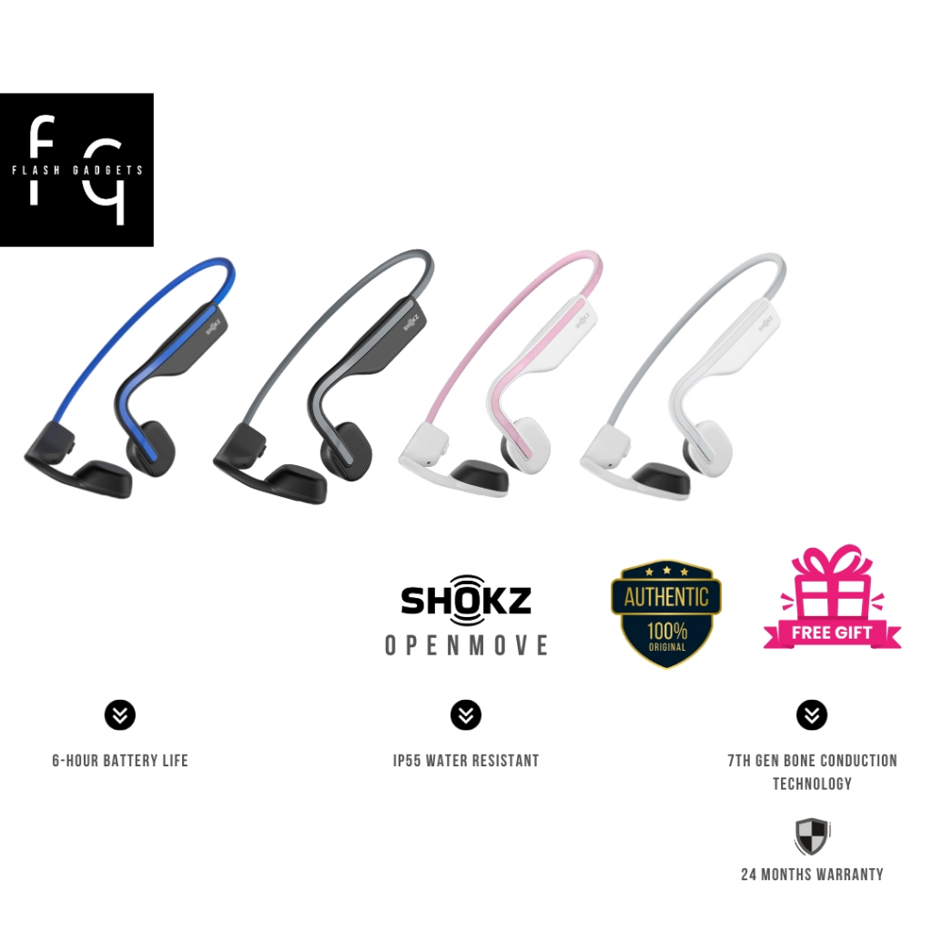 Shokz Openmove Entry Level Open-Ear Lifestyle Headphones
