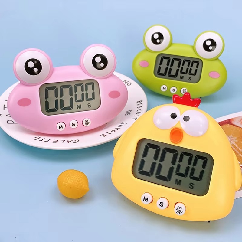 ❤ LCD Digital Salon Timer Kitchen Cooking Baking Oven Timer Countdown Timer厨房烘焙大屏幕数字提醒器正倒计时电子计时器|