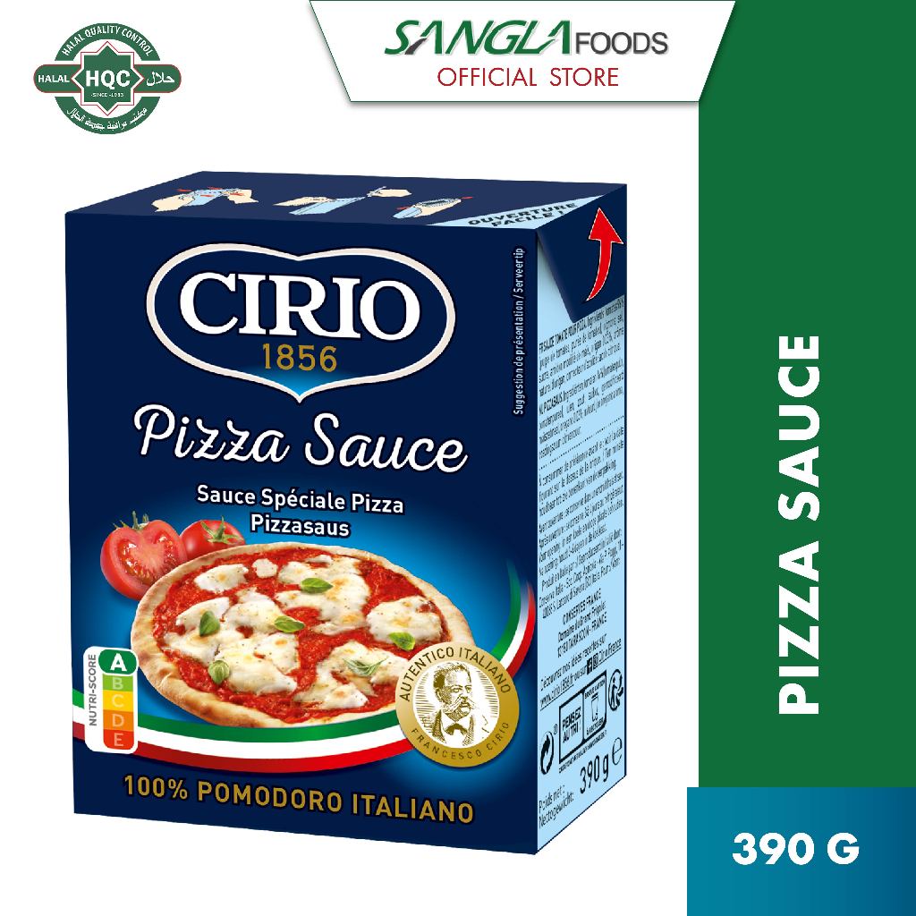 CIRIO Pizza Sauce Tetra Recart (390g) Halal Certified