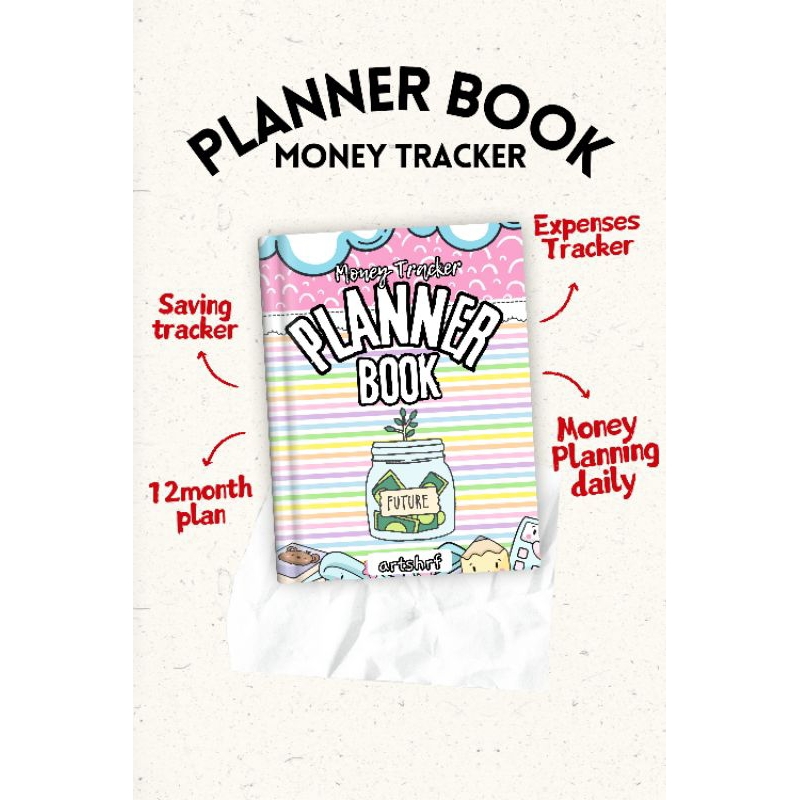 Planner Book Money Tracker 12 Bulan 2025