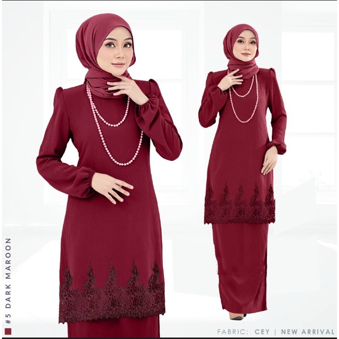 BAJU KURUNG SADIA BY ZABUNISA BOUTIQUE POST SITAP HARI Wanita