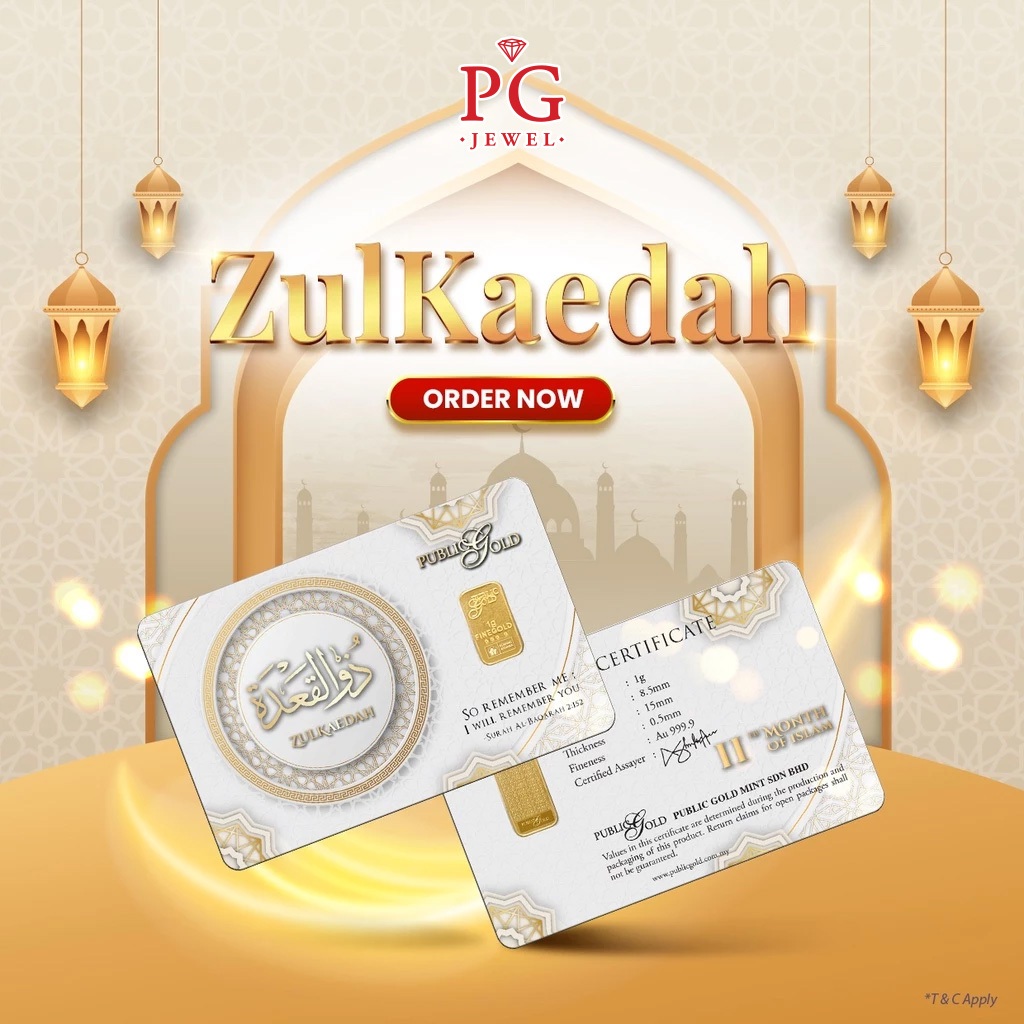 Public Gold Bullion Bar 1g (Au 999.9) - Zulkaedah