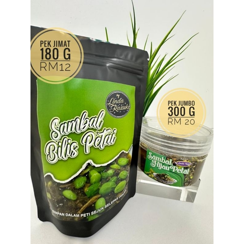 READY STOKSAMBAL HIJAU BILIS PETAI by Linda Razuki