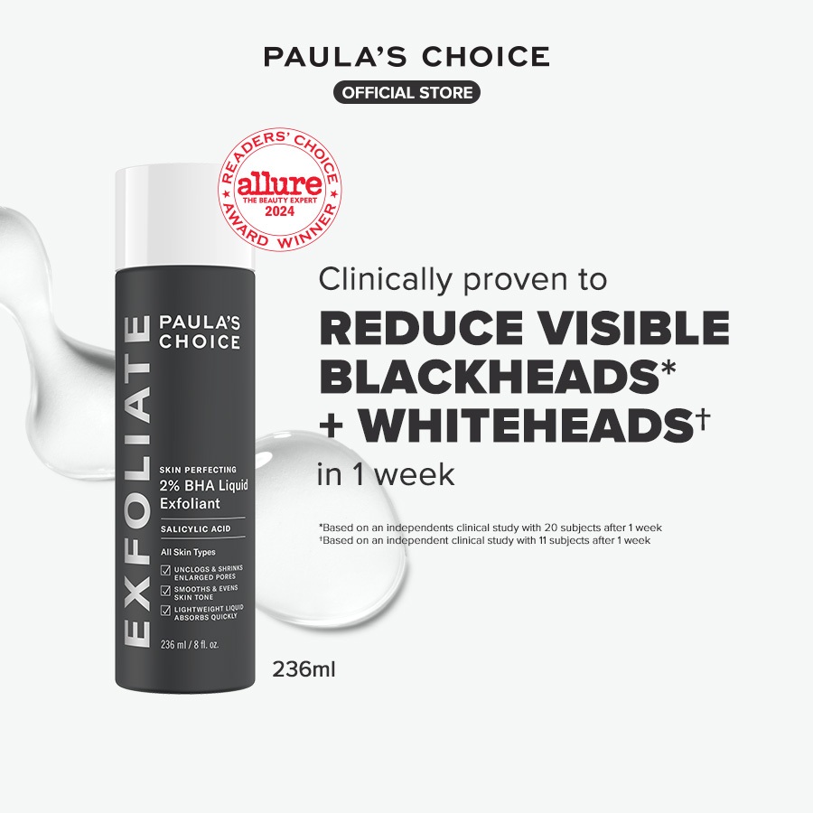 Paula's Choice Jumbo Skin Perfecting 2% BHA Salicylic Acid Leave-On Exfoliant - Reduces Blackheads, Unclogs Pores