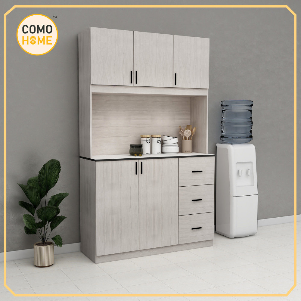 [FREE INSTALLATION] Como Home 4ft Kitchen Cabinet (KC1202) | Pantry Cabinet | for Dry Kitchen Area | Ready Stock