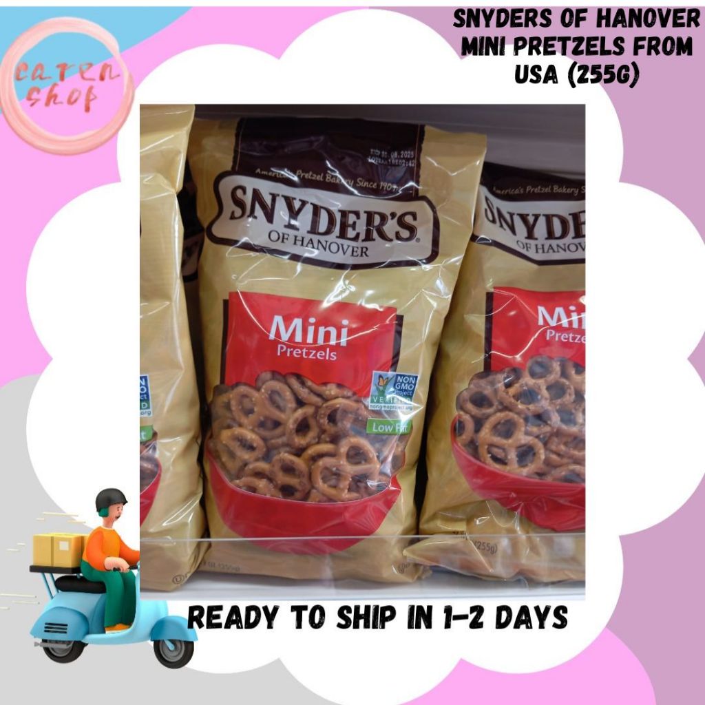 SNYDERS OF HANOVER Mini Pretzels From USA (255g) {Halal}