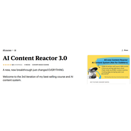 [Updated] AI Content Reactor 3.0 By Rob Lennon [Video Course]