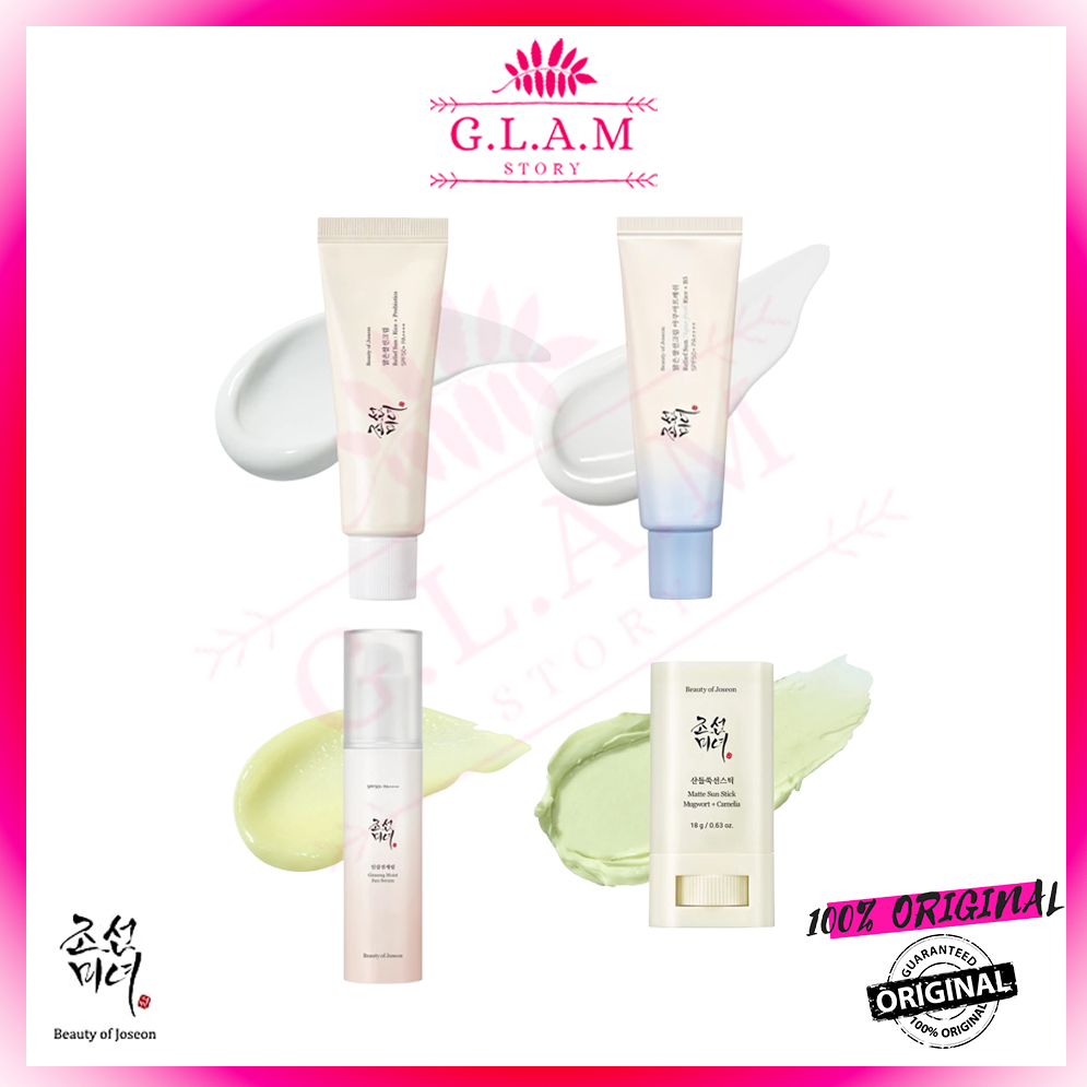 BEAUTY OF JOSEON Relief Sun : Rice + Probiotics / Aqua-Fresh Rice + B5 /Matte Sun Stick / Ginseng Moist Sun Serum SPF50+