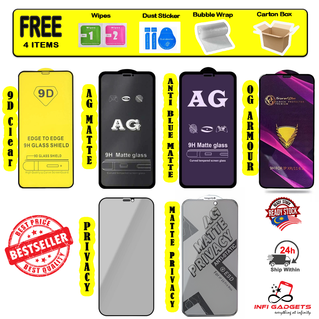 REALME 5 5i 5s 6 7 8 9 PRO C3 C11 C12 C15 C25 C30 C33 C35 C51 C54 C55 C63 5G FULL TEMPERED GLASS TINTED SCREEN PROTECTOR