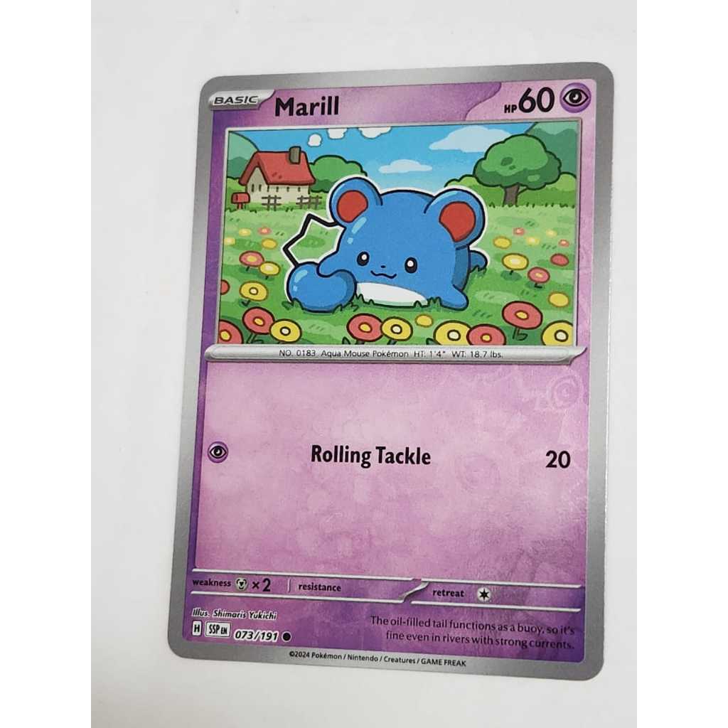 Marill - 073/191 - Common Scarlet & Violet: Surging Sparks Singles