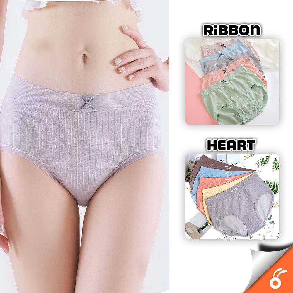 0524 MIHO 5 PCS Women Panties Underwear Paper Box Panties Set Spandex Cotton Ladies Panties Seluar Dalam Wanita