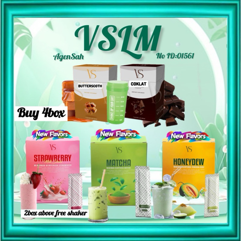 (4 BOX) VSLIM BY DYNA YUSOF ORIGINAL HG 💯%