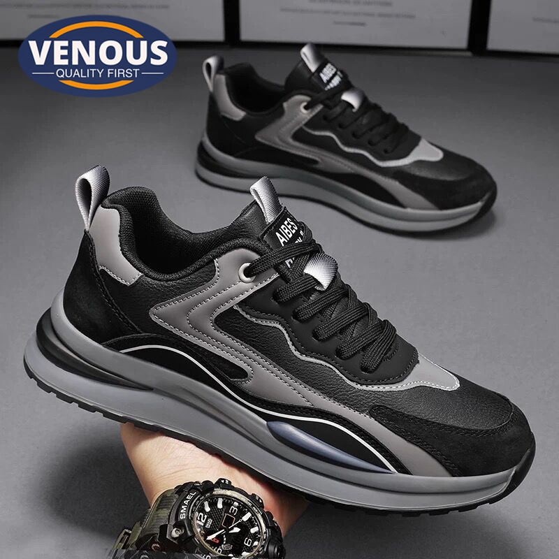 Venous 2025 New Kasut Sukan Lelaki Casual Men Shoes Original Rubber Sneakers for Men Running Sport Shoes for Men 男鞋 包鞋男
