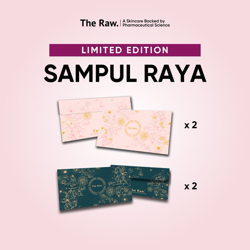 The Raw. Limited Edition 2025 Exclusive Sampul Raya Landscape with UV Spot and Hot Gold Stamping