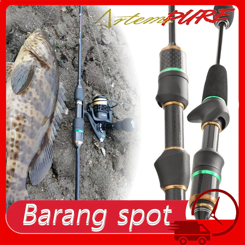 Artemis Rod Casting Fishing Rod Spinning Joran Pancing UL Power Solid Tip 1-6LB Micro-jigging Rod