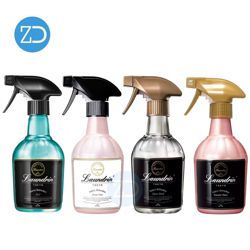 LAUNDRIN Fabric Refresher 370ml(Classic Floral/Classic Fiore/Romantic Floral/No.7)