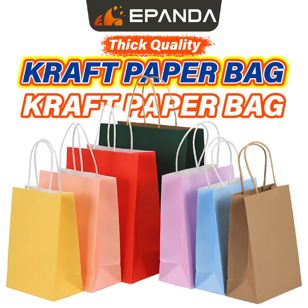 Paper Bag Beg Kertas Cenderahati Kraft Door Gift Bag Wedding Majlis Birthday Hadiah Packaging