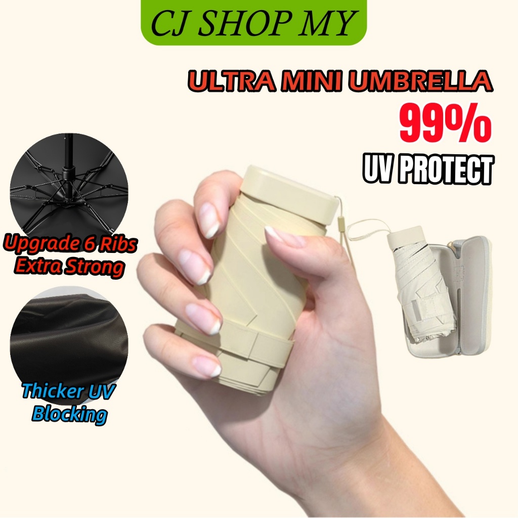 Mini umbrella Foldable Umbrella Mini Portable Umbrella UV Protection Hat Open Close Windproof Payung
