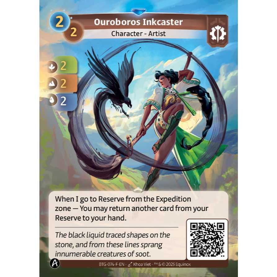 [Shuffle] Altered TCG : Beyond the Gates (BTG) F 074 | Ouroboros Inkcaster (Digital+Physical)