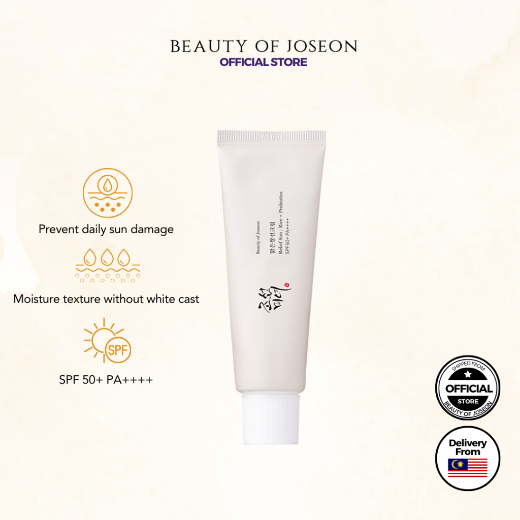 Beauty Of Joseon Relief Sun: Rice + Probiotics SPF50+ PA++++ (50ml) Sunscreen